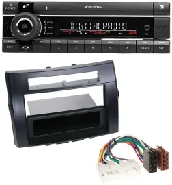 Автомагнитола для Toyota Corolla Verso 2004–2009 Kienzle Bluetooth, MP3, USB, DAB черная