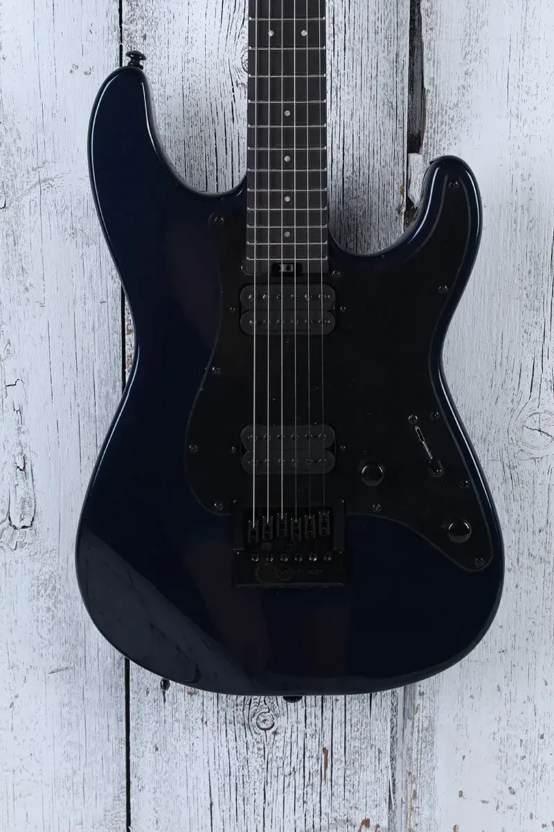 Б/У Электрогитара Charvel Pro-Mod Plus So-Cal Style 1 HH EVTN6 25.5", 22 лада, EverTune, тёмно-синий, с чехлом