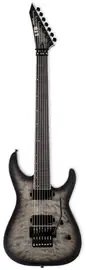 Электрогитара LTD M-1007B Baritone Electric Guitar, Charcoal Burst Satin