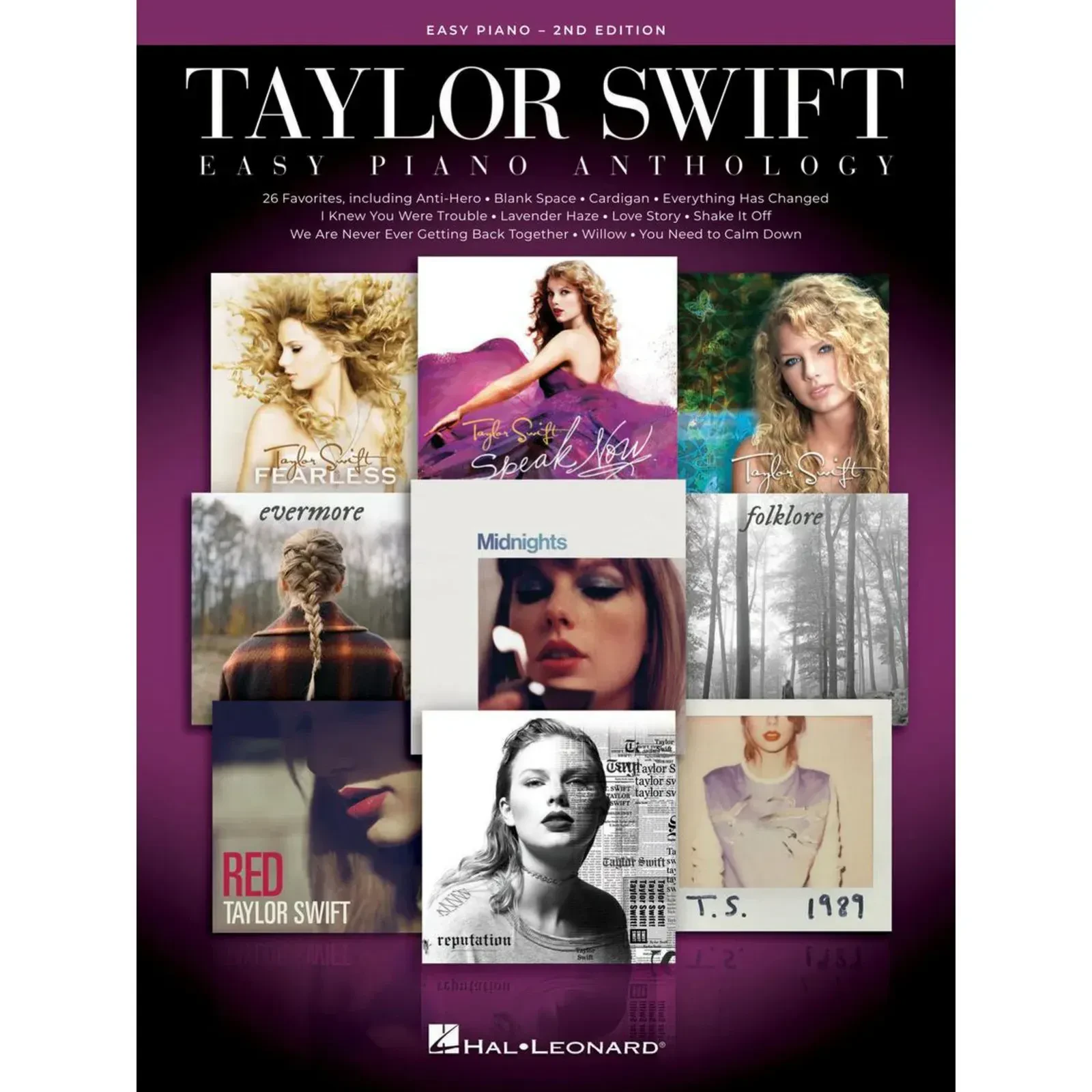 Сборник песен Hal Leonard Taylor Swift: Easy Piano Anthology 2nd Edition