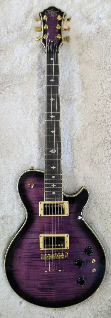 Michael Kelly Patriot Limited SB Mod Shop Electric, Purple Burst - NAMM Sample