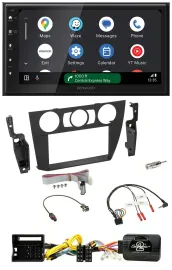 Kenwood DAB Bluetooth USB Lenkrad 2DIN Autoradio für BMW 3-er 2005-2013 man. Kli