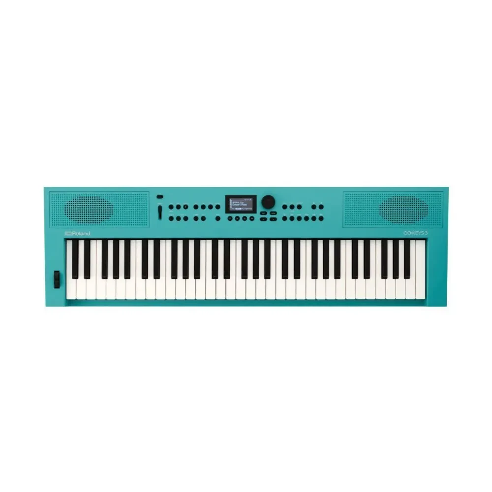Roland GO:KEYS 3 Music Creation Keyboard (Turquoise) Bundle with Accessories