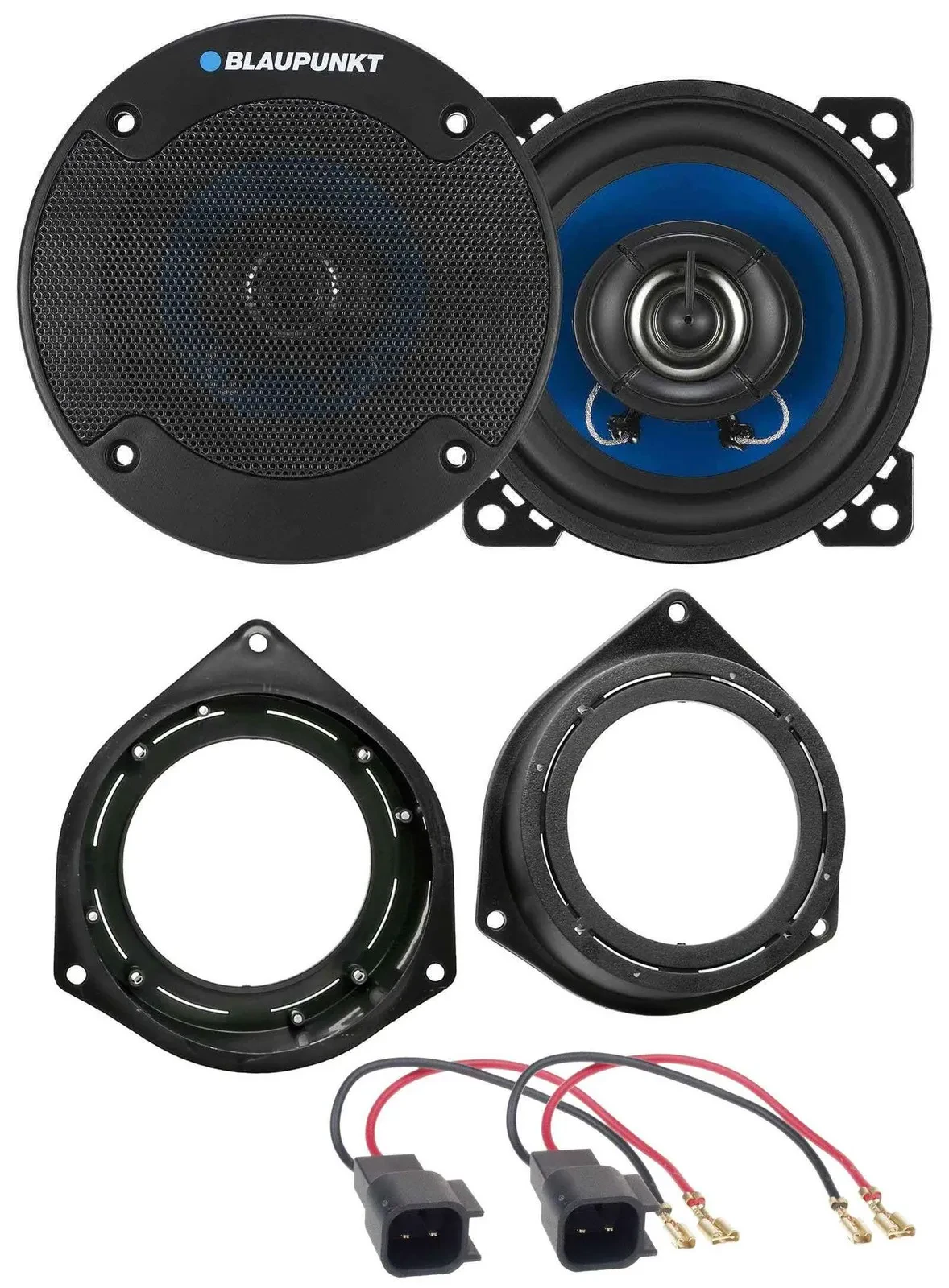 Blaupunkt 2-Wege 180Watt 10cm Lautsprecher für Ford Ka ab 09 Ablage Heck Hintere