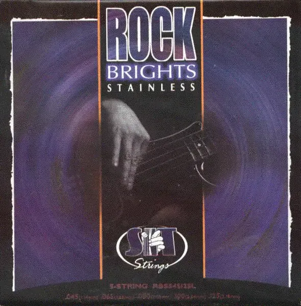 Струны для 5-струнной бас-гитары SIT Strings Rock Brights Stainless RBS545125L 45-125
