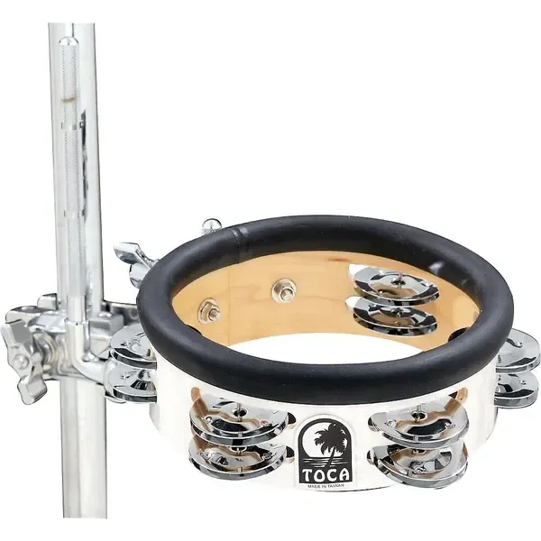 Тамбурин Toca Jingle-Hit Tambourine with Mount 6"