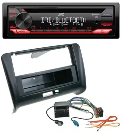 JVC CD DAB USB Bluetooth MP3 Autoradio für Audi TT (2006-2014) - Quadlock