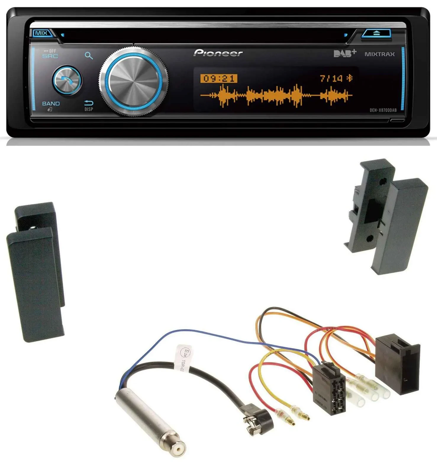 Pioneer MP3 DAB USB CD Bluetooth Autoradio für Seat Leon, Toledo (1998-2006)