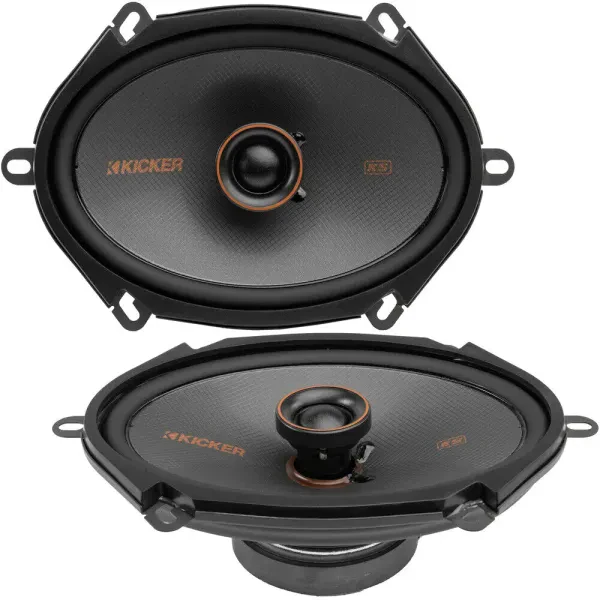 Kicker 51KSC6804 6x8" KS-Series 2-way 4-ohm Coaxial Car Speakers