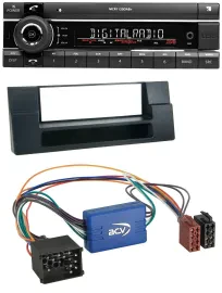Kienzle Bluetooth MP3 USB DAB Autoradio für BMW 5er E39 X5 E53 Ablagefach Aktivs