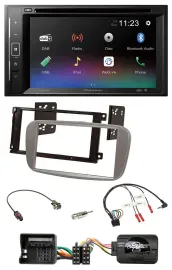 Pioneer Bluetooth Lenkrad USB 2DIN DAB DVD Autoradio für Ford Mondeo S-Max ab 07