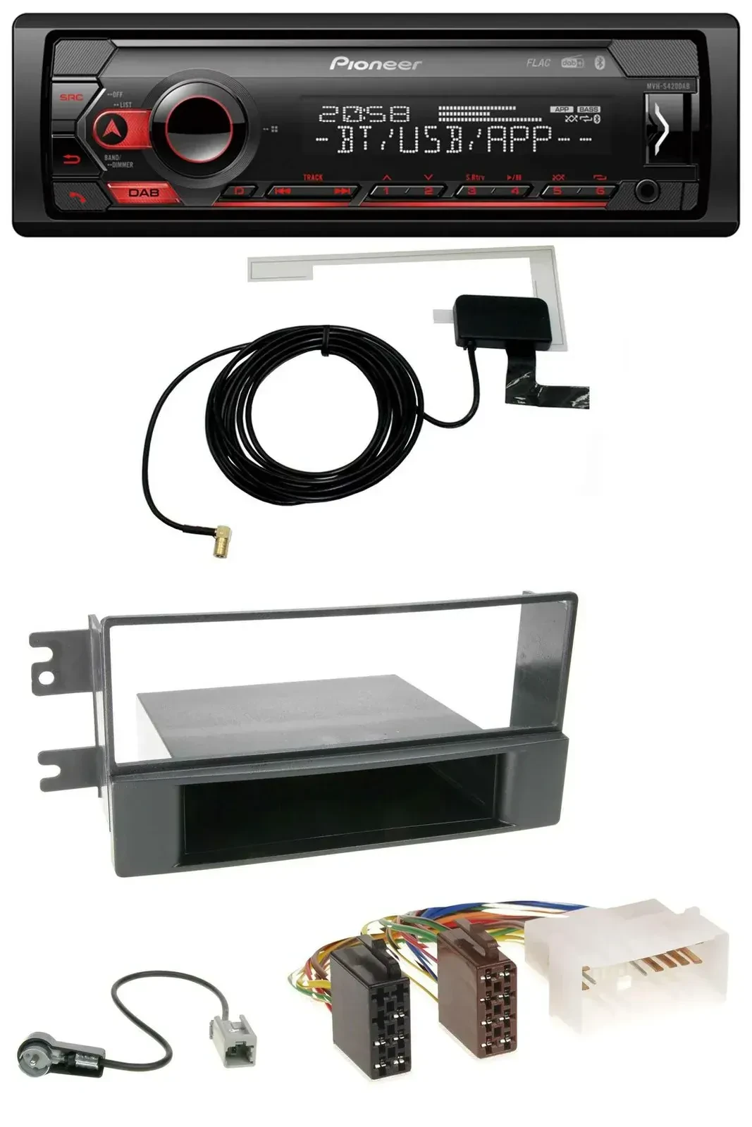 Автомагнитола Pioneer DAB, USB, MP3, Bluetooth для Kia Cerato (с 2007)