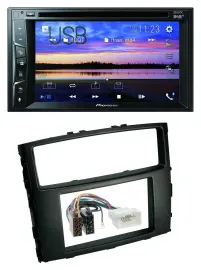 Pioneer Bluetooth 2DIN USB DVD DAB MP3 Autoradio für Mitsubishi Pajero 2006-2014
