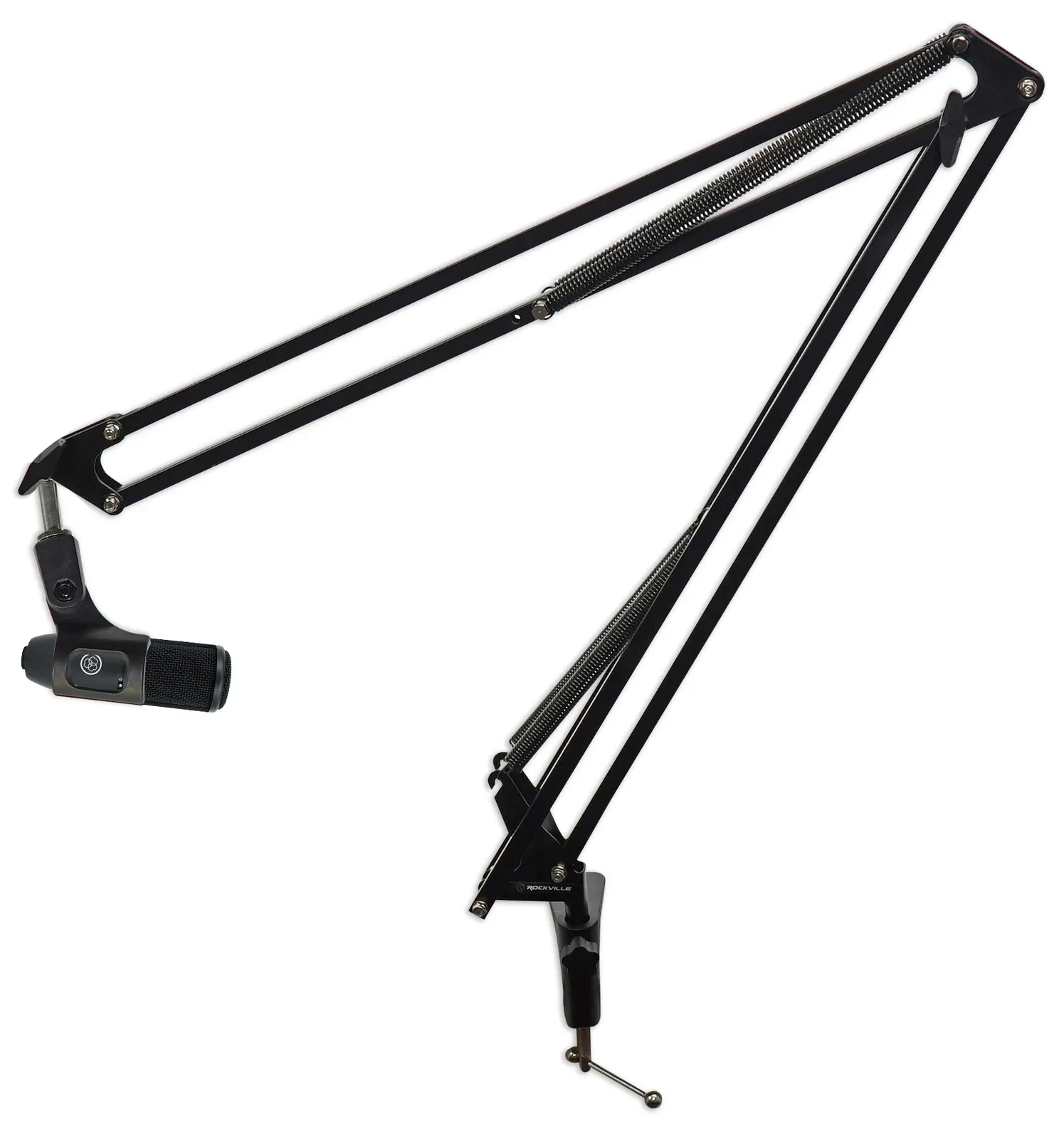 AKG P120 Studio Condenser Recording/Live Streaming Microphone + Mic Boom Arm