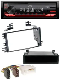 JVC Bluetooth USB DAB MP3 Autoradio für Kia Rio Hyundai Accent 2006-2011