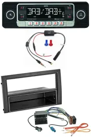 Dietz MP3 DAB Bluetooth USB Autoradio für Skoda Fabia 6Y Facelift 2004-2007 Quad