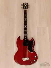 Бас-гитара Gibson EB-0 Short Scale SG Bass Cherry USA 1962 w/Mudbucker