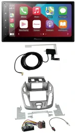 Pioneer USB Bluetooth DAB MP3 2DIN Autoradio für Ford Transit 12-18 Display Conn