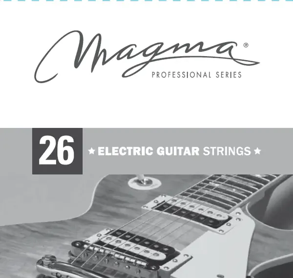 Струна одиночная для электрогитары Magma Strings GE026N Nickel Plated Steel 026