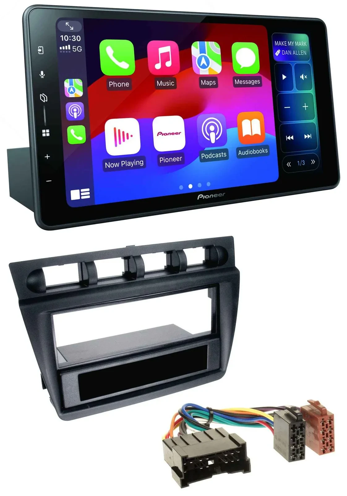 Pioneer Bluetooth DAB MP3 USB Autoradio für Kia Picanto (ab 2006) - schwarz