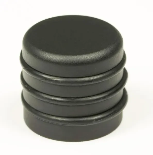 Hipshot O-Ring Guitar and Bass Control Knob for 6mm Split or Solid Shaft - BLACK