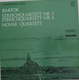 Б/У Виниловая пластинка Bartok – Streichquartett Nr. 3 / Streichquartett Nr. 4