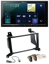 Pioneer MP3 Bluetooth USB 2DIN DAB Autoradio für Hyundai Santa Fe CM 09-12