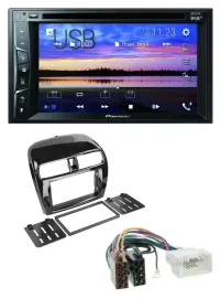 Pioneer Bluetooth 2DIN USB DVD DAB MP3 Autoradio für Mitsubishi SpaceStar Mirage