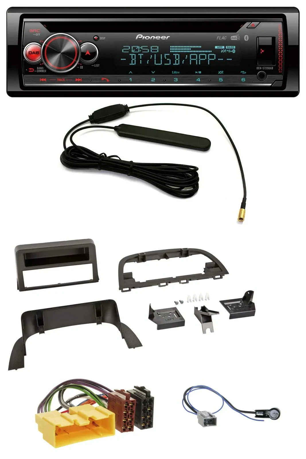 Pioneer USB DAB MP3 Bluetooth CD Autoradio für Mazda 3 (2013-2019)