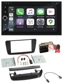 Blaupunkt 2DIN Bluetooth DAB USB DVD MP3 Autoradio für Mercedes A-Klasse W176 20