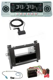 Dietz Bluetooth USB MP3 DAB Autoradio für Mercedes Viano Vito 06-14 schwarz