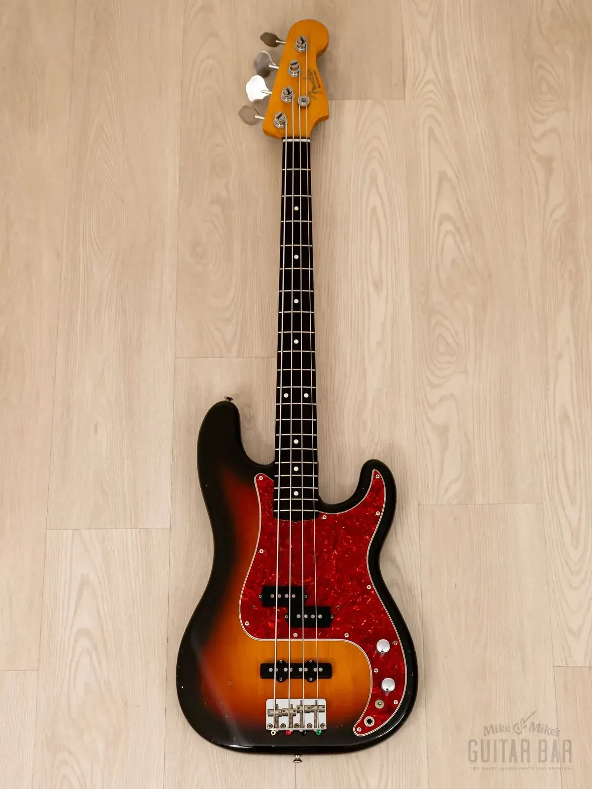 Бас-гитара Fender Precision Bass 1962 Vintage Reissue Order Made PJ Sunburst w/case Japan 1990