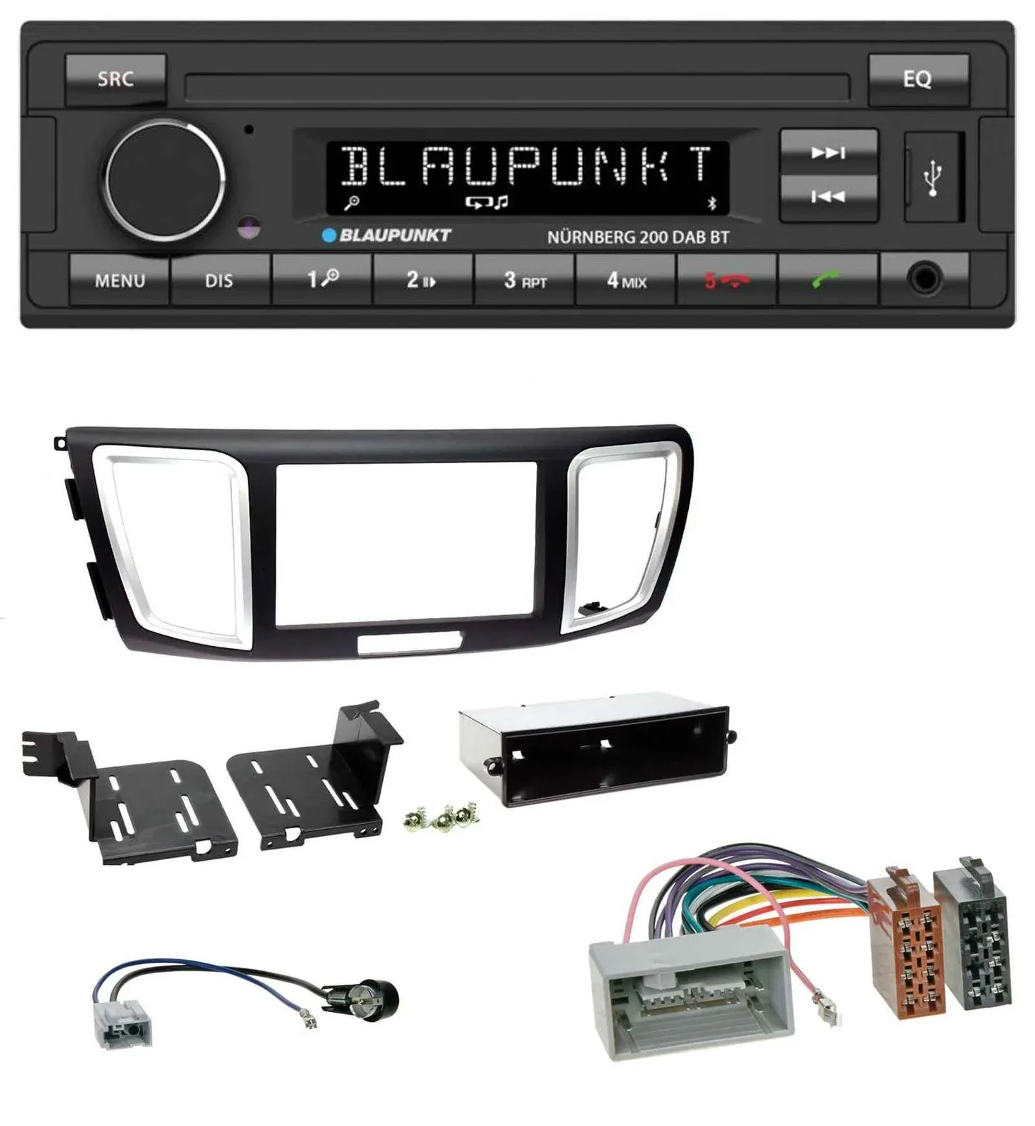 Автомагнитола Blaupunkt USB DAB MP3 Bluetooth для Honda Accord (с 2011)