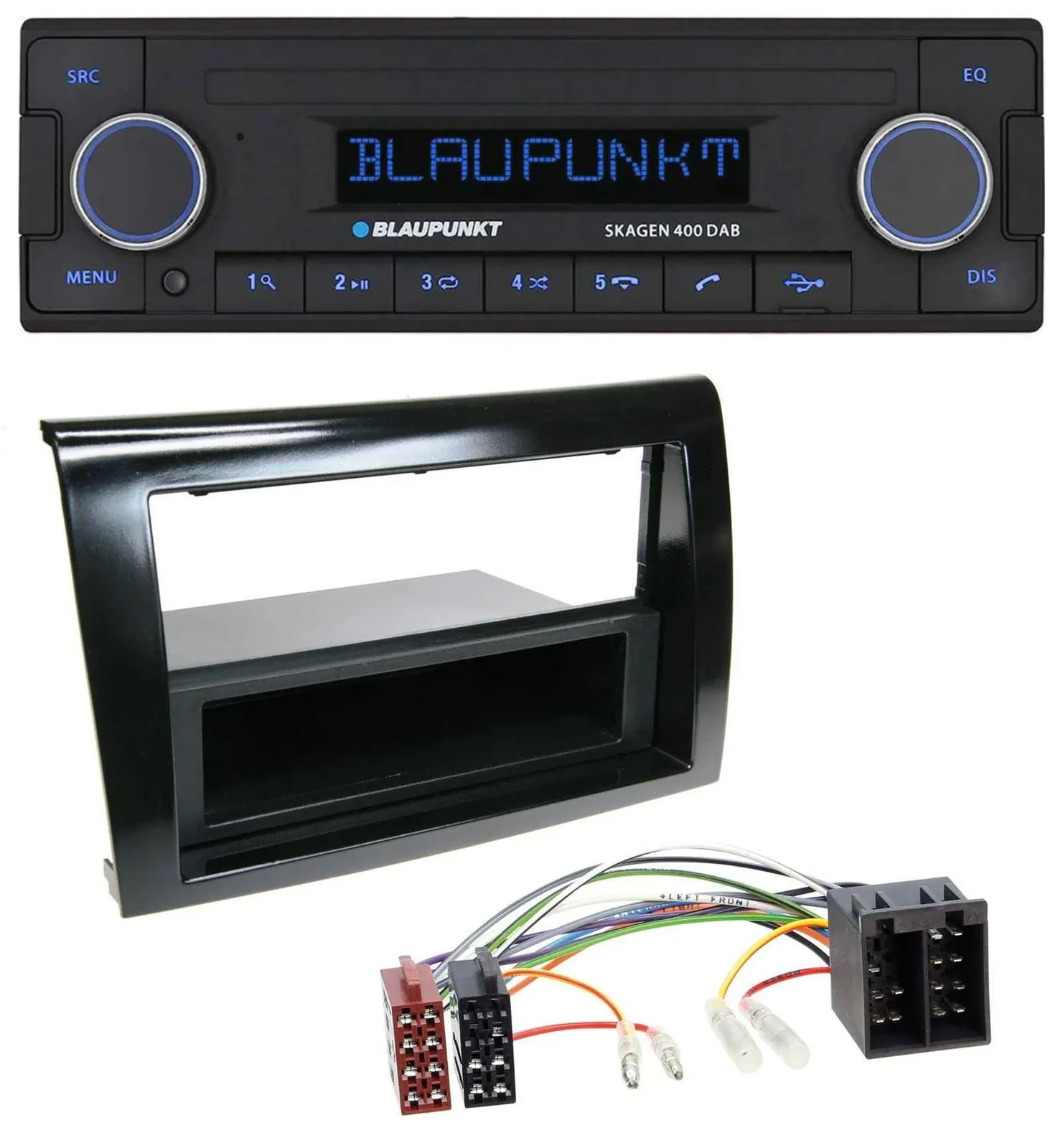 Blaupunkt DAB USB Bluetooth MP3 Autoradio für Fiat Bravo (ab 2007)
