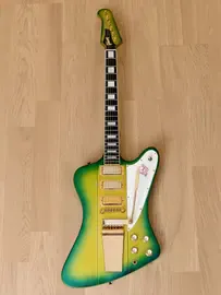 Электрогитара Gibson Custom Shop Firebird VII HHH Green Sparkle Burst w/case USA 2000