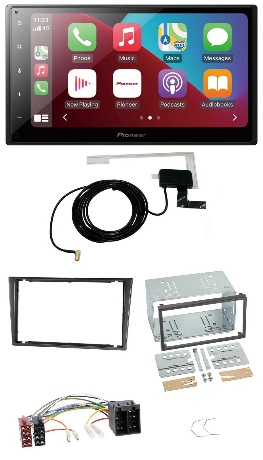 Pioneer USB Bluetooth DAB MP3 2DIN Autoradio für Opel Combo C Corsa C Tigra Meri