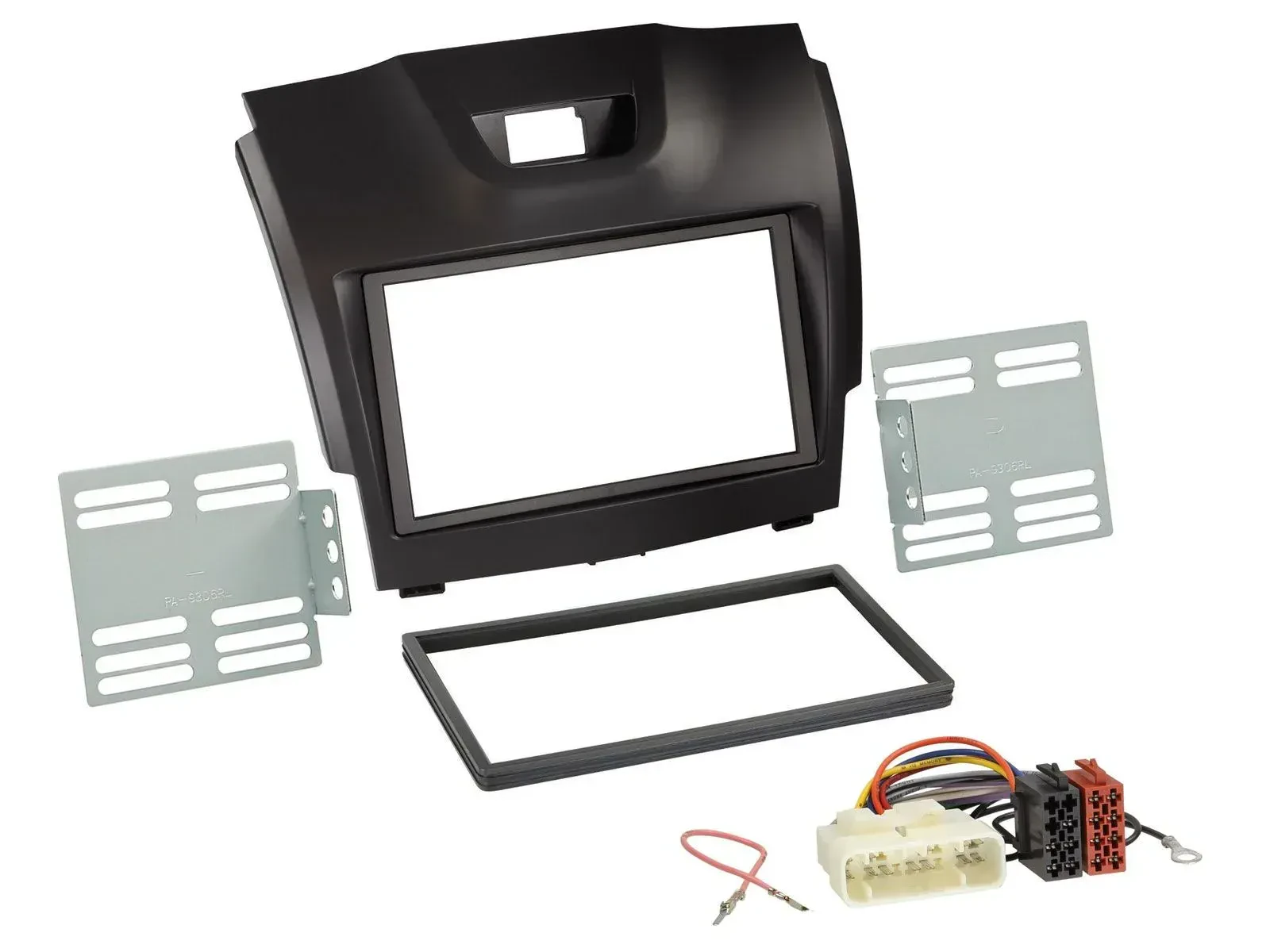 Radioeinbauset Doppel DIN Autoradio für Isuzu D-Max ab 2012 dunkelgrau