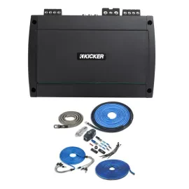 Kicker KXMA800.4 Full-Range 4-Channel Marine Amp w/ Free Amp Kit