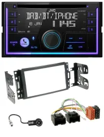 JVC MP3 USB 2DIN DAB Bluetooth CD Autoradio für Chevrolet Corvette Uplander 05-1