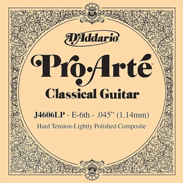 Струна одиночная D'Addario J4606LP Pro Arte Hard Tention 045