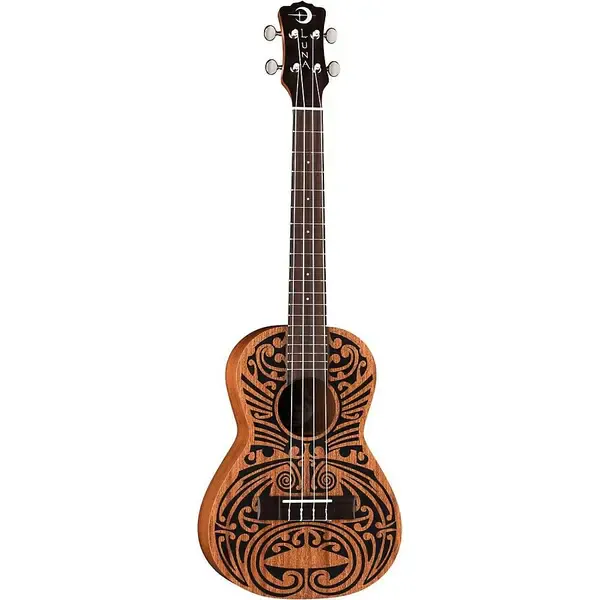 Укулеле Luna Guitars Mahogany Tribal Tenor Ukulele