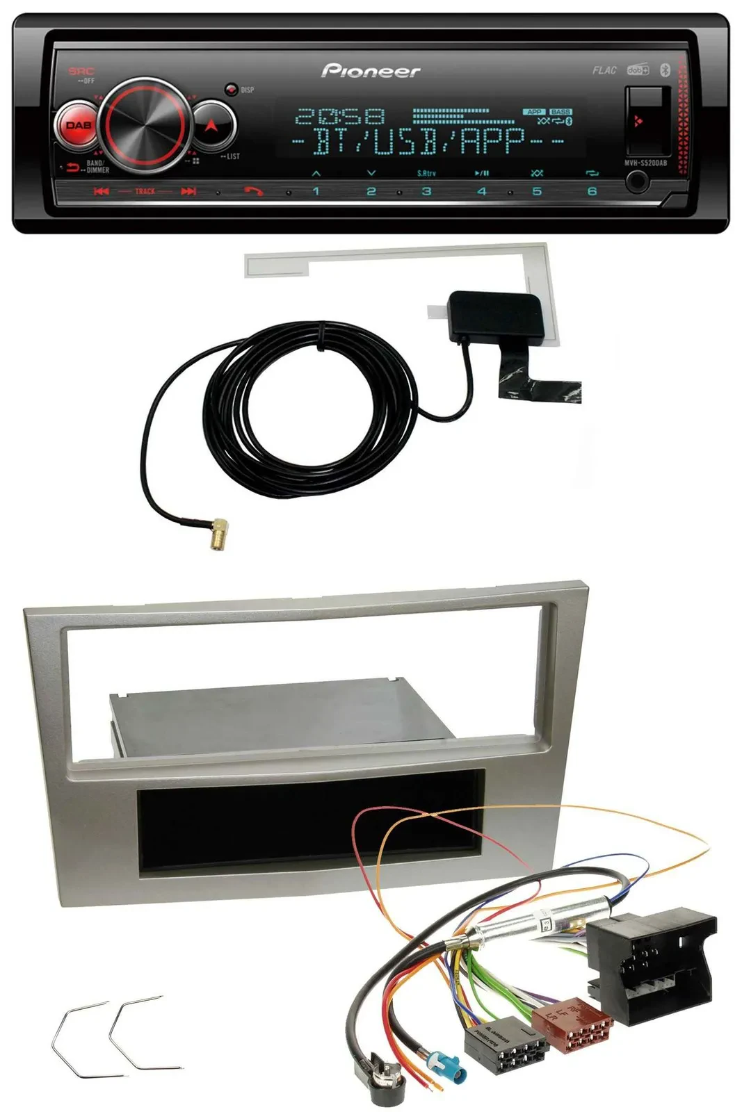 Pioneer Bluetooth DAB USB MP3 Autoradio für Opel Zafira B Astra H Corsa D ab 200