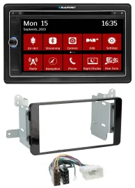 Blaupunkt Bluetooth DAB 2DIN USB DVD MP3 Autoradio für Fiat Fullback Mitsubishi