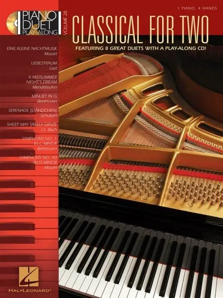 Ноты MusicSales PIANO DUET PLAY ALONG VOLUME 28 CLASSICAL FOR TWO