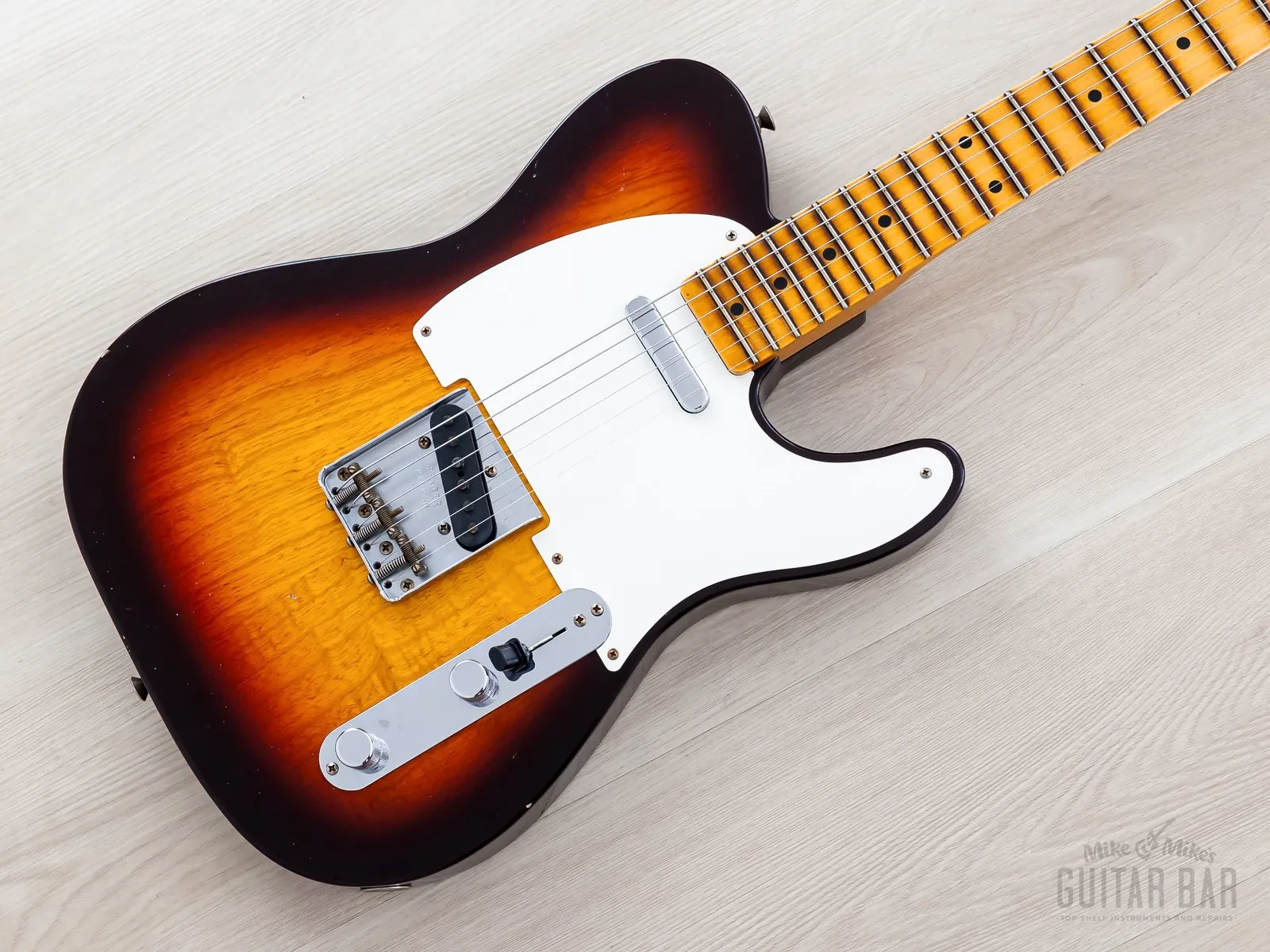 Fender Custom Shop '58 Telecaster Journeyman Relic Sunburst w/ V Neck