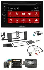 Blaupunkt 2DIN Lenkrad Bluetooth USB TMC DAB Navigation für BMW 5er E39 01-04 Ak