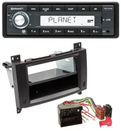 Continental USB MP3 AUX 1DIN Autoradio für Mercedes A- B-Klasse Vito Profiversio