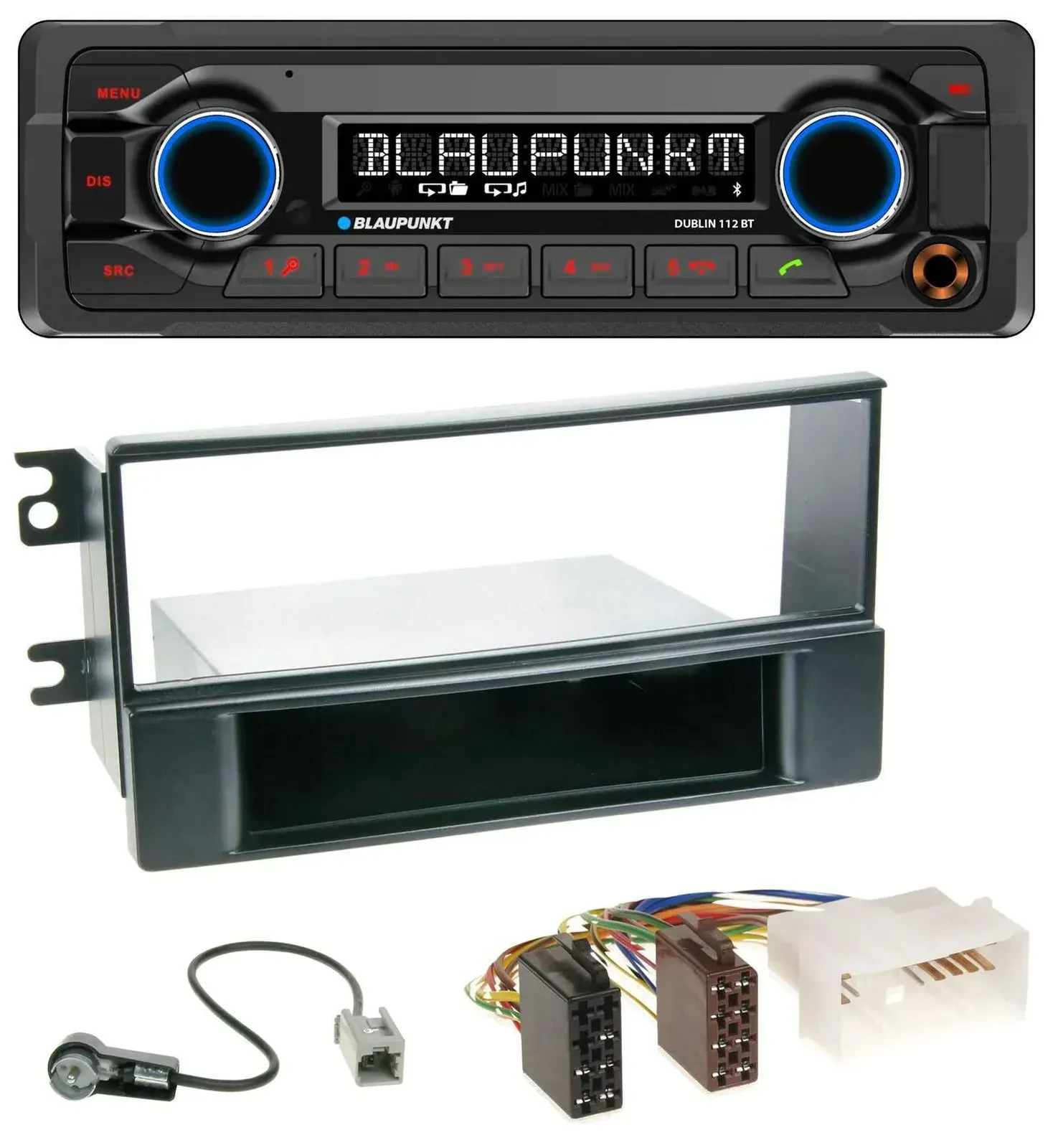 Blaupunkt MP3 Bluetooth USB AUX Autoradio für Kia Sportage II (2008-2010)