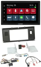 Blaupunkt Lenkrad Bluetooth DAB 2DIN USB Autoradio für Land Rover Evoque ab 2014
