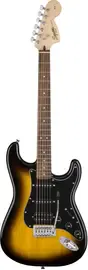 Электрогитара Fender Squier Affinity Stratocaster HSS Laurel FB Brown Sunburst с комбоусилителем, чехлом и аксессуарами